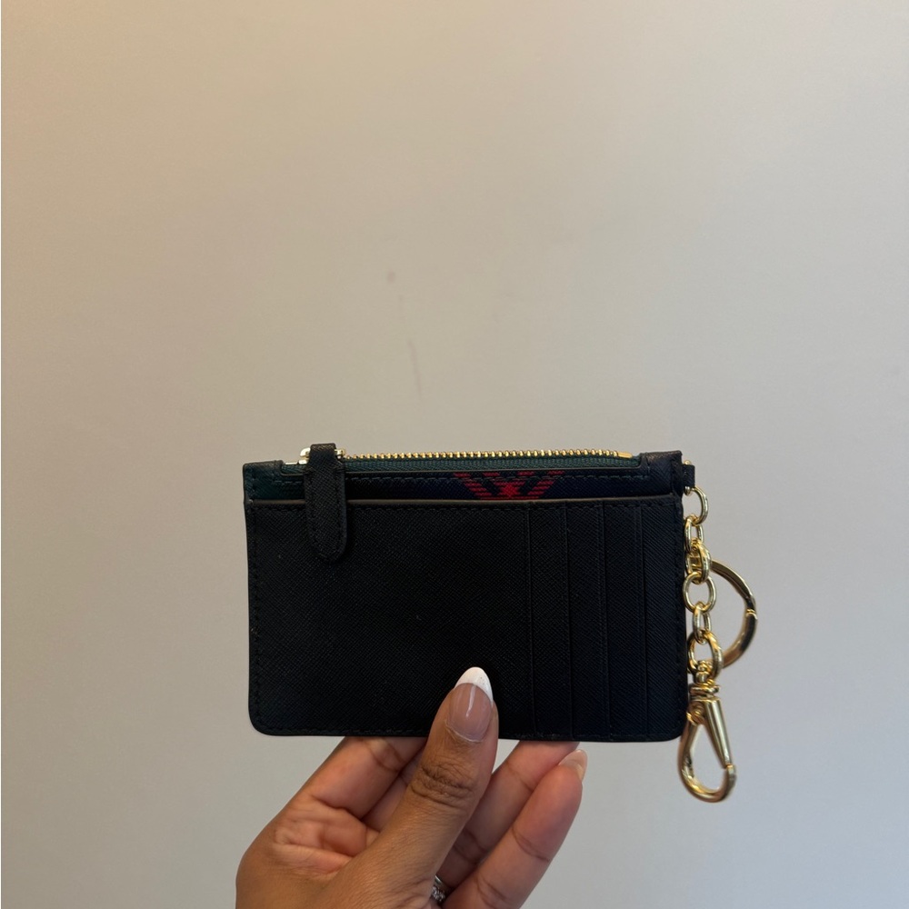 Ralph Lauren Tartan Wristlet in Navy and Red - Picture 6 of 6